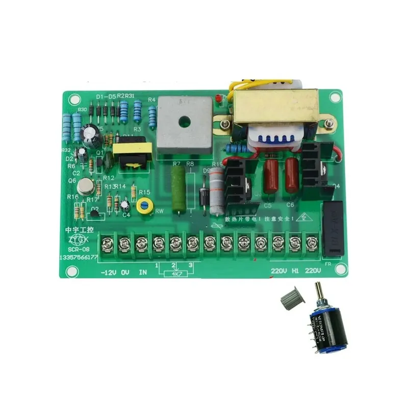 Utolsó esély 500w-SCR-08 DC Sebességszabályozó tábla Vezérlő tábla 220V fordulatszám-szabályozó táskakészítő gép 500W/800W