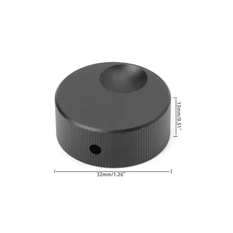 F 32x13mm-Potenciométer gomb kupak Hangerőszabályozó Alumínium Kódoló Multimédiás Hangszóró HIFI Audió Erősítő gombhoz Legkelendőbb