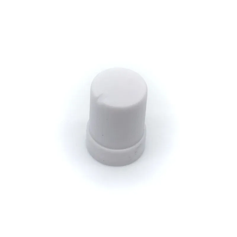 Akciós ár Fehér-10db 10 * 14MM Potenciométer gomb kupak Kódoló Hangerőszabályozó gomb Audió gomb Belső furat 6MM